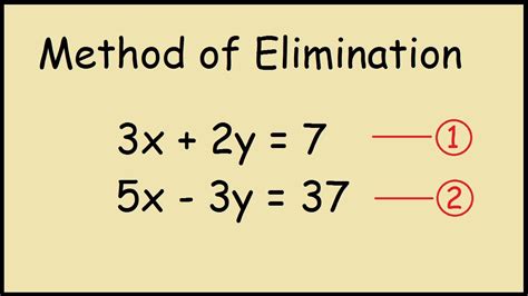 In order to use the substitution method, we&39;ll need to solve for either x or y in one of the equations. . Solving systems of equations by elimination calculator